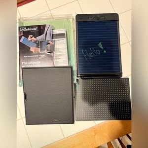 Blackboard Boogie Board Reusable Notepad with 4 Writing Templates & Folio Cover